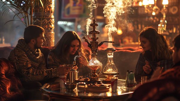 Découvrir la chicha entre amis et ses risques